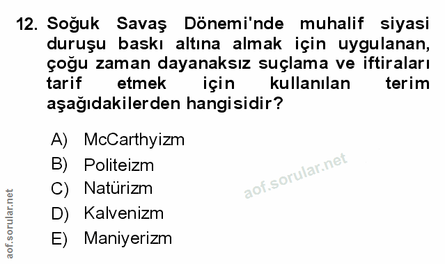 Soru 12