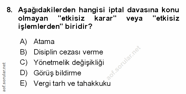 Soru 8