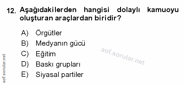 Soru 12