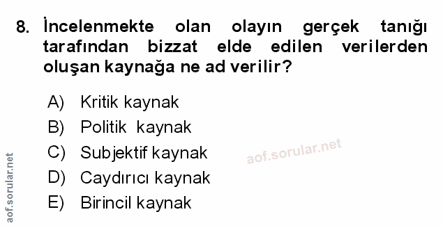 Soru 8