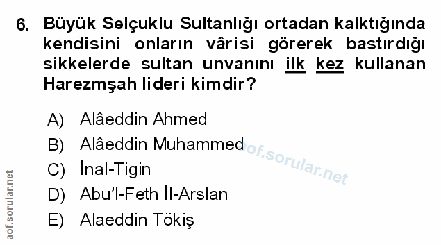 Soru 6