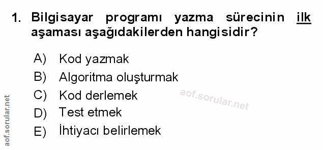 Soru 1