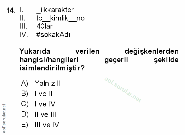 Soru 14