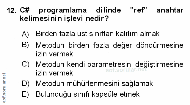 Soru 12