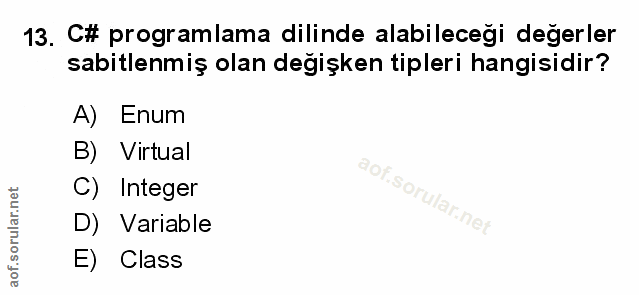 Soru 13
