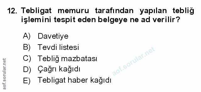 Soru 12