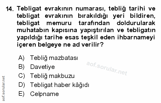 Soru 14