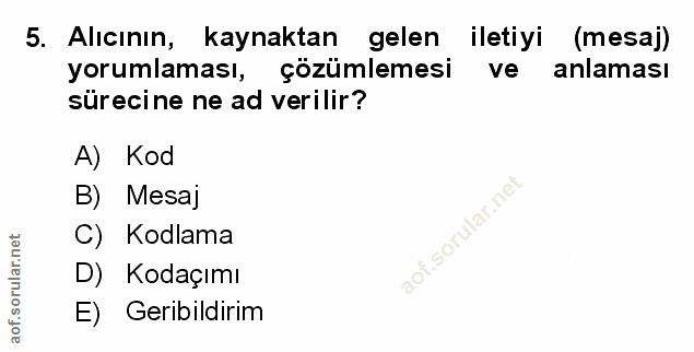 Soru 5