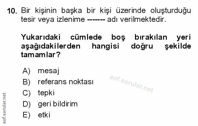 Soru 10