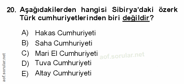 Soru 20