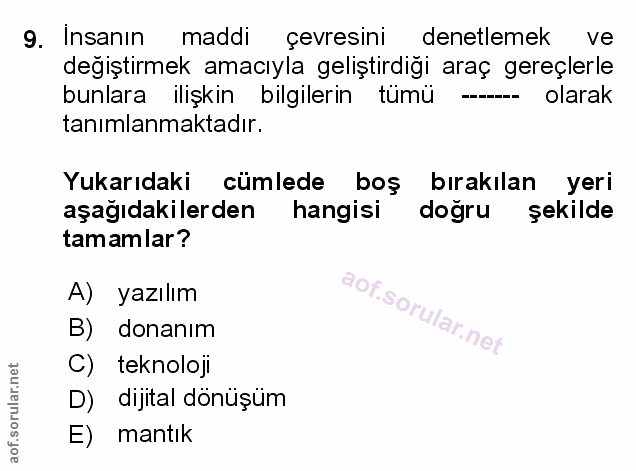 Soru 9