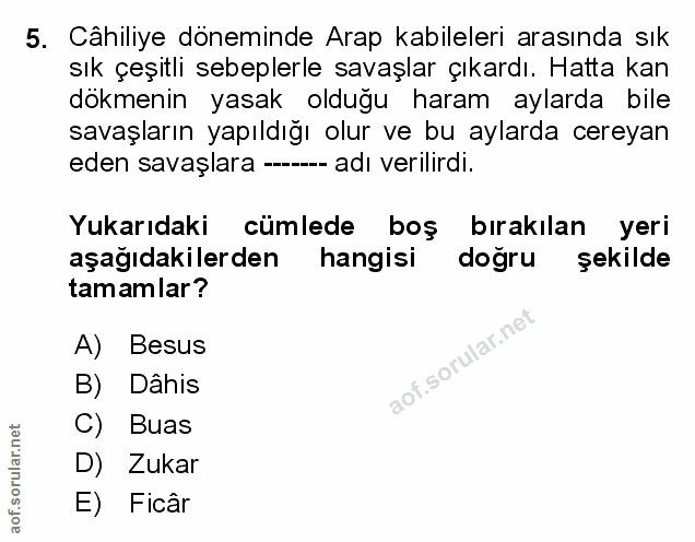 Soru 5