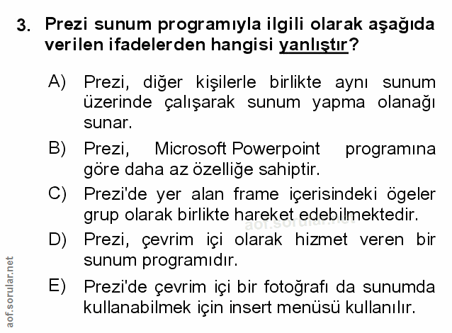 Soru 3