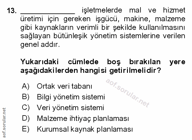 Soru 13