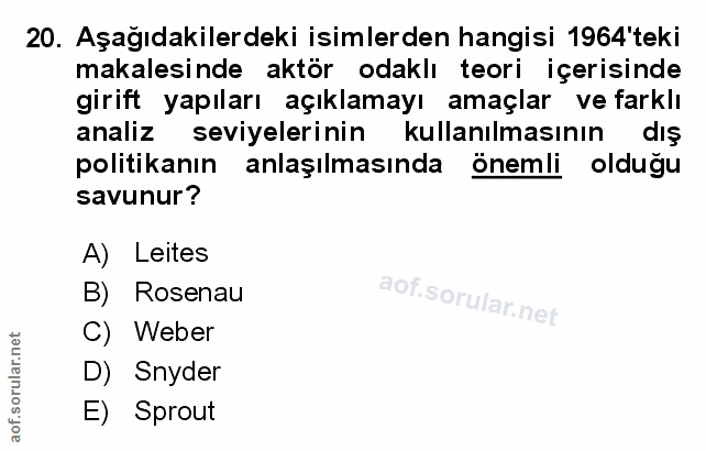 Soru 20
