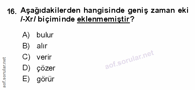 Soru 16