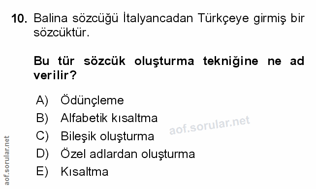 Soru 10