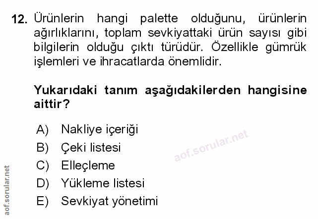 Soru 12