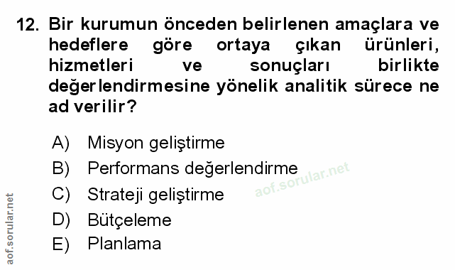 Soru 12