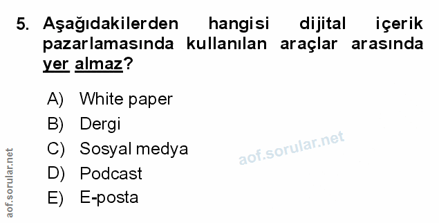 Soru 5