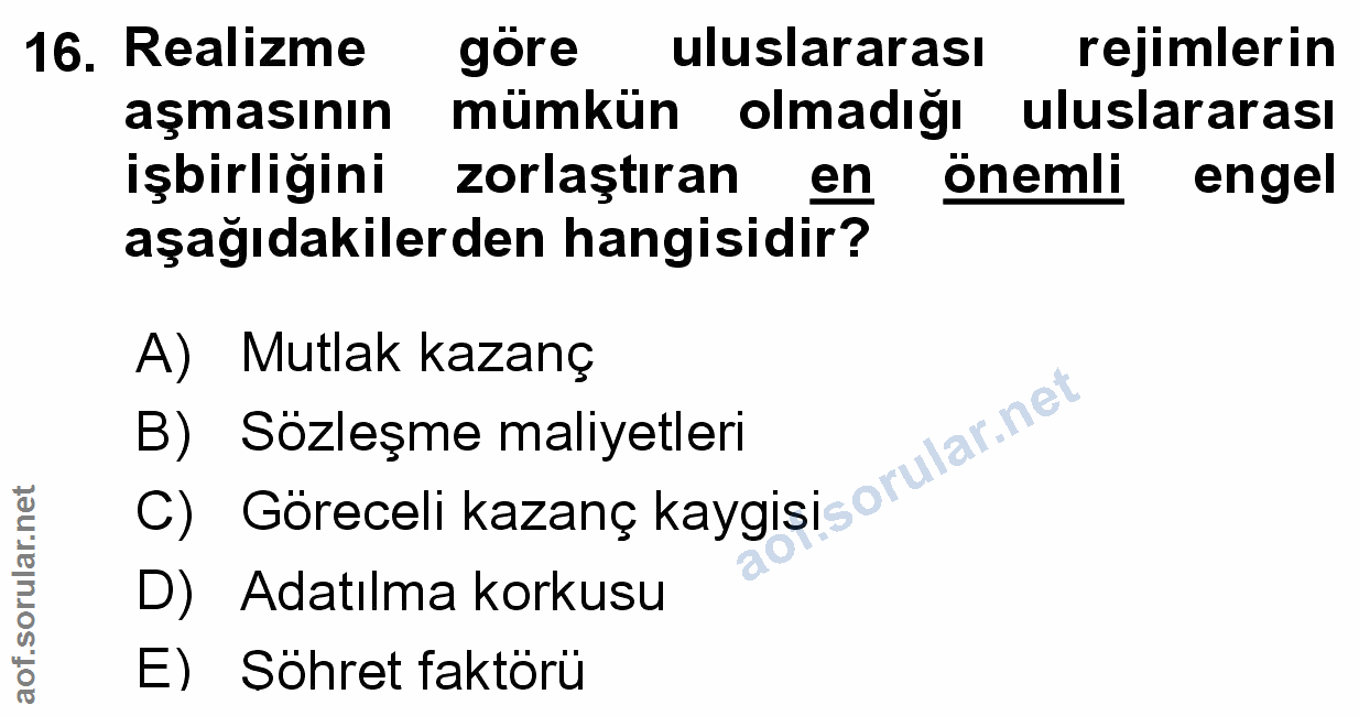 Soru 16