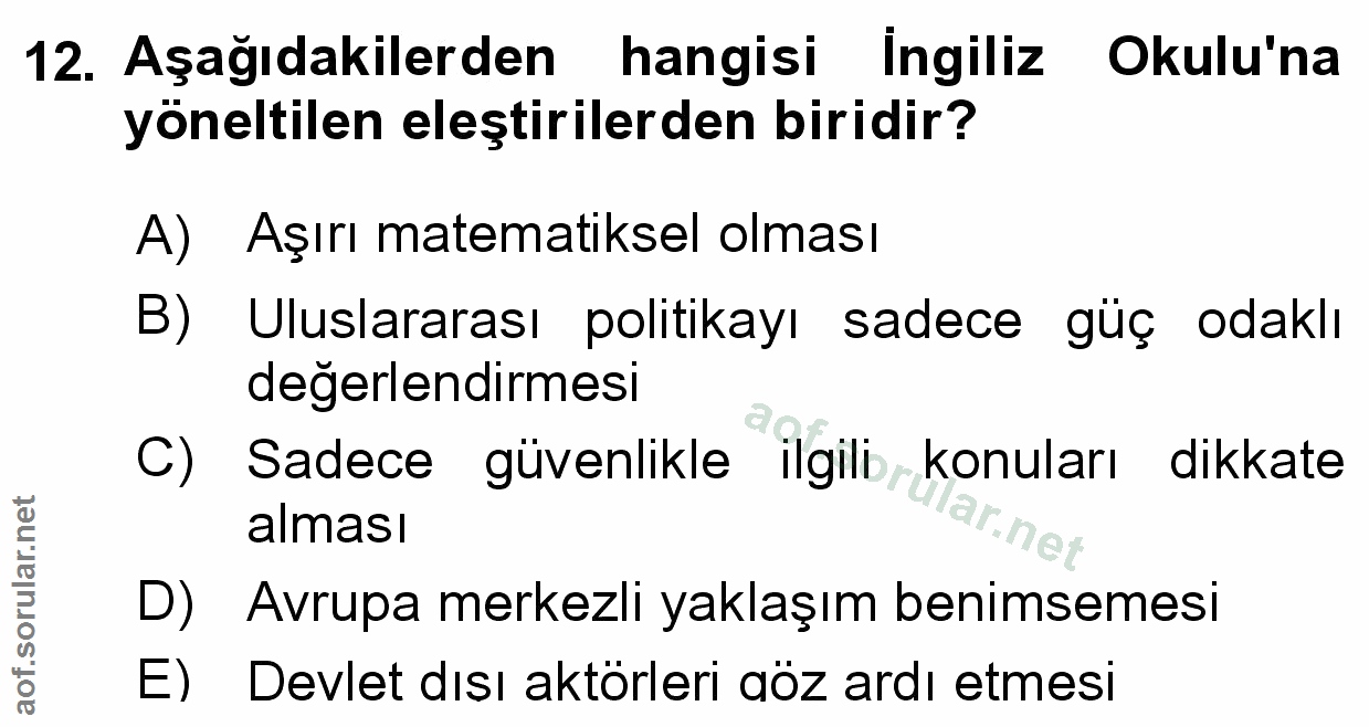 Soru 12