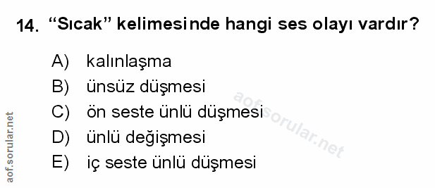 Soru 14