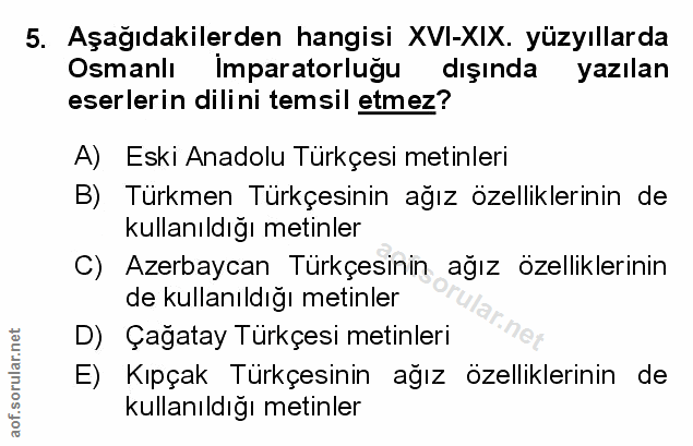 Soru 5