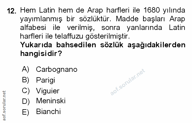 Soru 12
