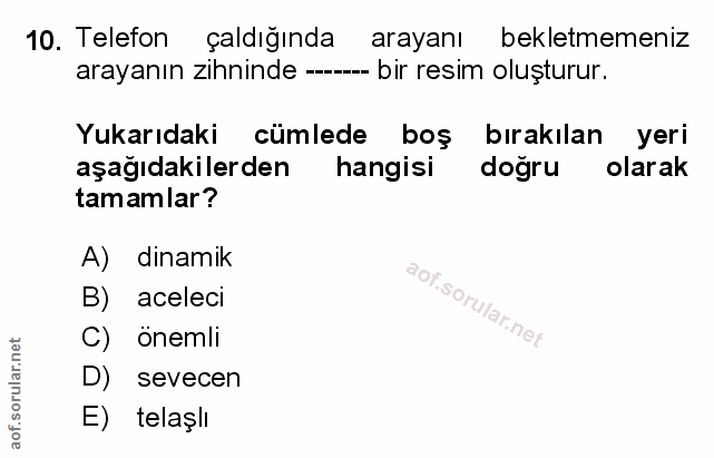 Soru 10