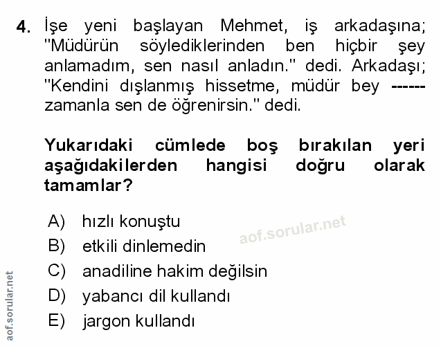Soru 4