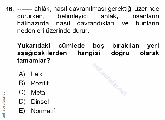 Soru 16