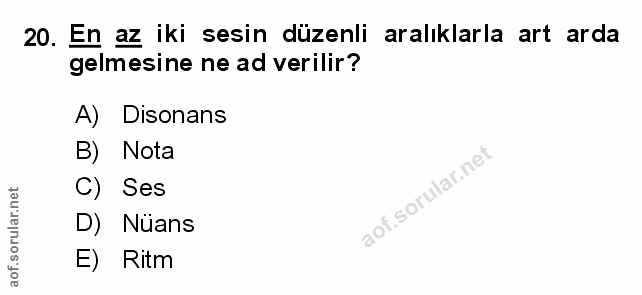 Soru 20