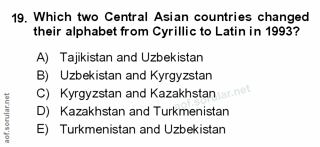 Soru 19