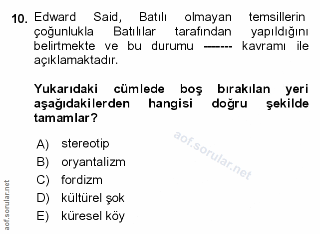 Soru 10