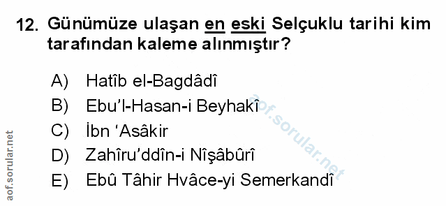 Soru 12