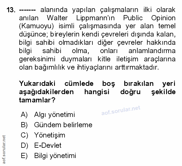 Soru 13