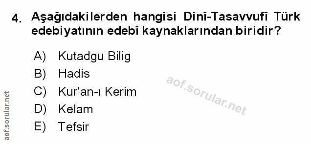 Soru 4