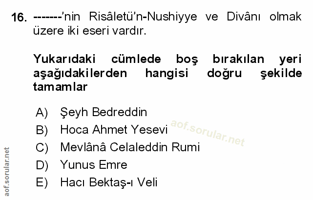 Soru 16