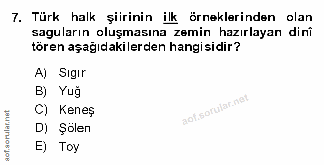 Soru 7