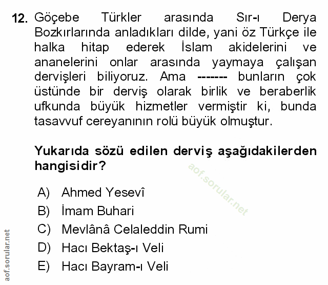Soru 12