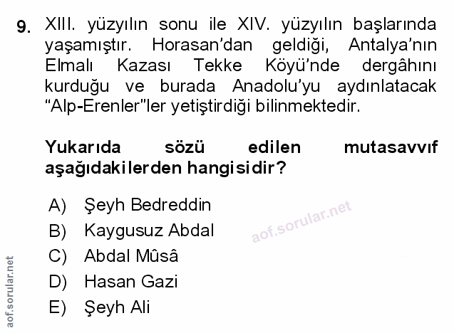 Soru 9