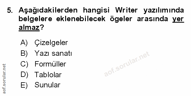 Soru 5