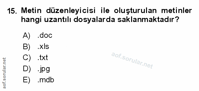 Soru 15