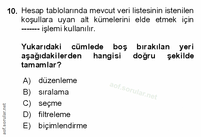Soru 10