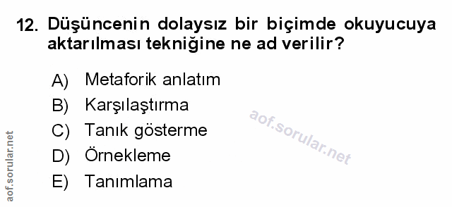Soru 12