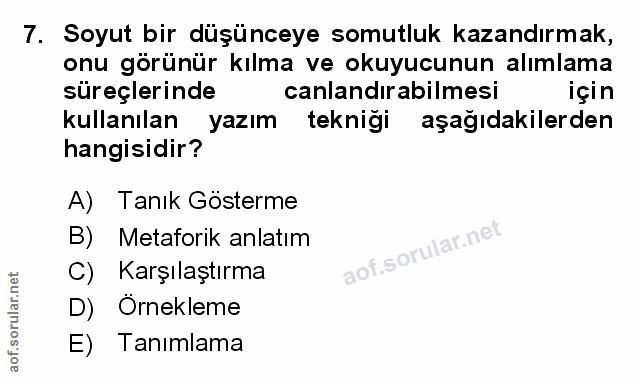 Soru 7