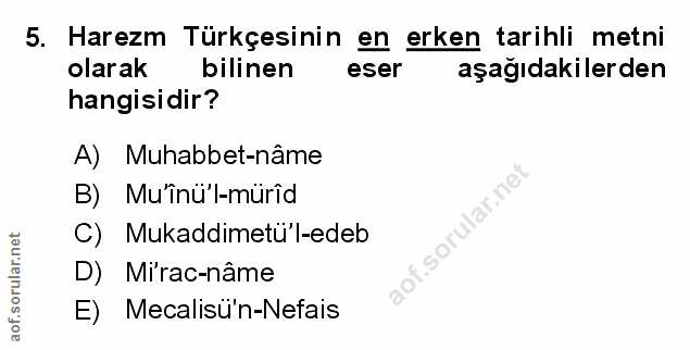 Soru 5