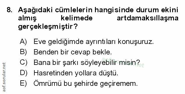 Soru 8