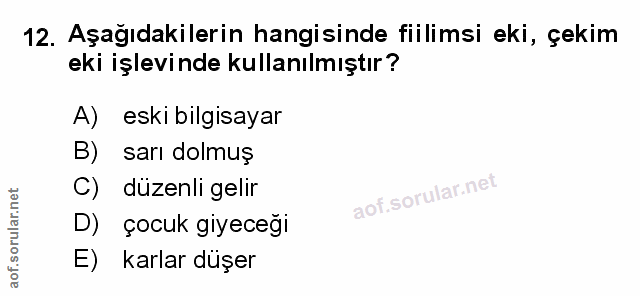 Soru 12